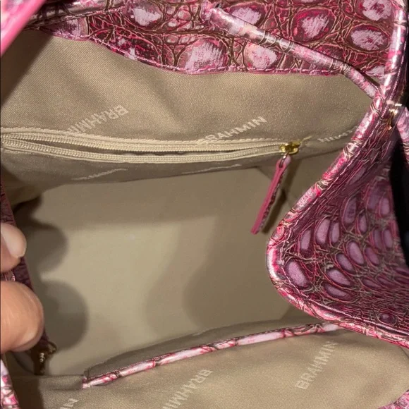 Brahmin Allie sling backpack Beginia Pink Minx - Picture 4 of 9